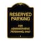 Signmission Designer Series-Reserved Parking For Administrative Personnel Only, 24" x 18", BG-1824-9764 A-DES-BG-1824-9764 - alternate 1